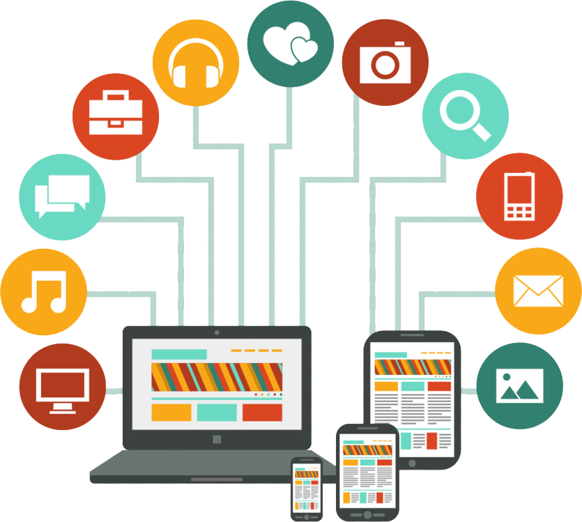 Web application illustration