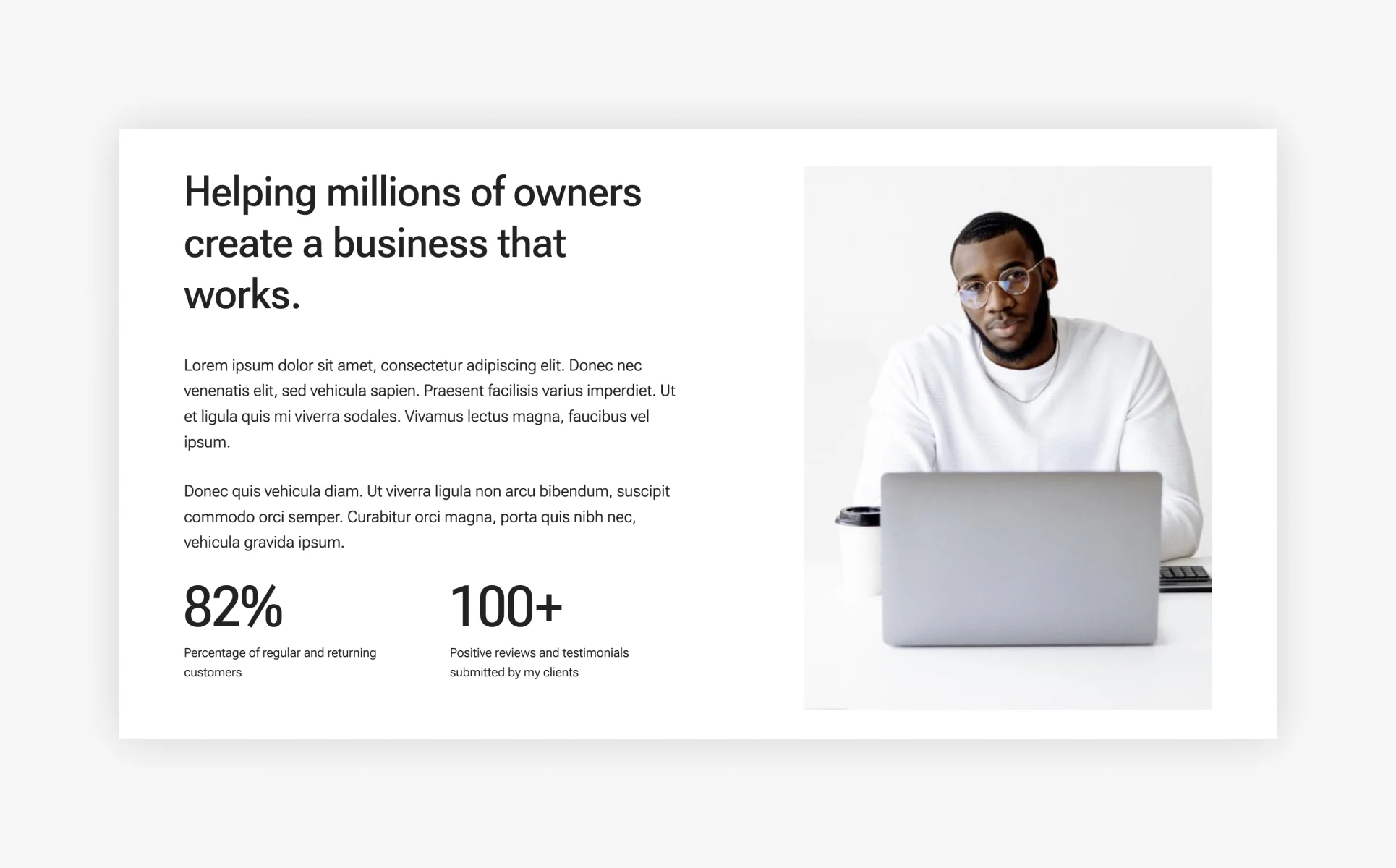 Business growth services website