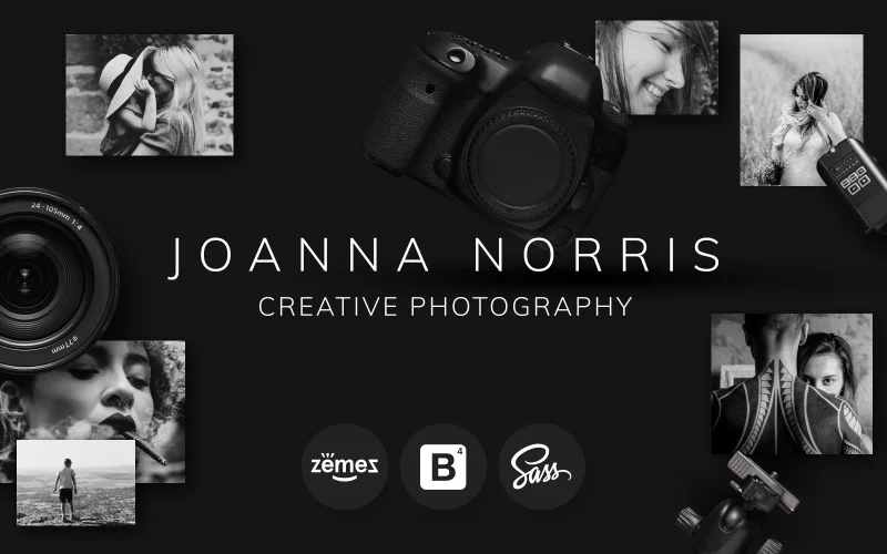 Professional photography portfolio website